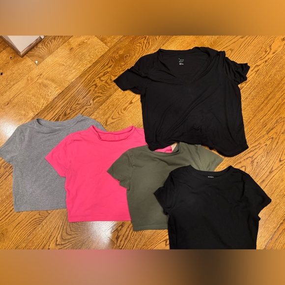 Target Wild Fable Women's Lot Of Baby Tees Size (M/L) Lot Of 5 - Picture 1 of 5